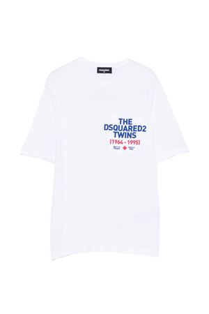 maglietta con scritta DSQUARED KIDS | DQ3166D004GDQ100